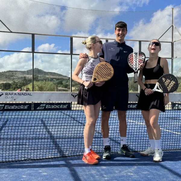 Teniso padelio stovykla Rafa Nadal Academy Dominyka Grinkevičienė Giedrė Sudeikė