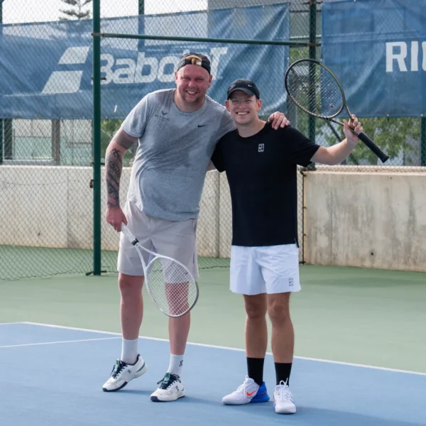 Teniso padelio stovykla Rafa Nadal Academy Tomas Šimkus Žilvinas Veiverys
